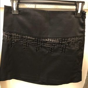 Free People black skirt with sequins - Size 6